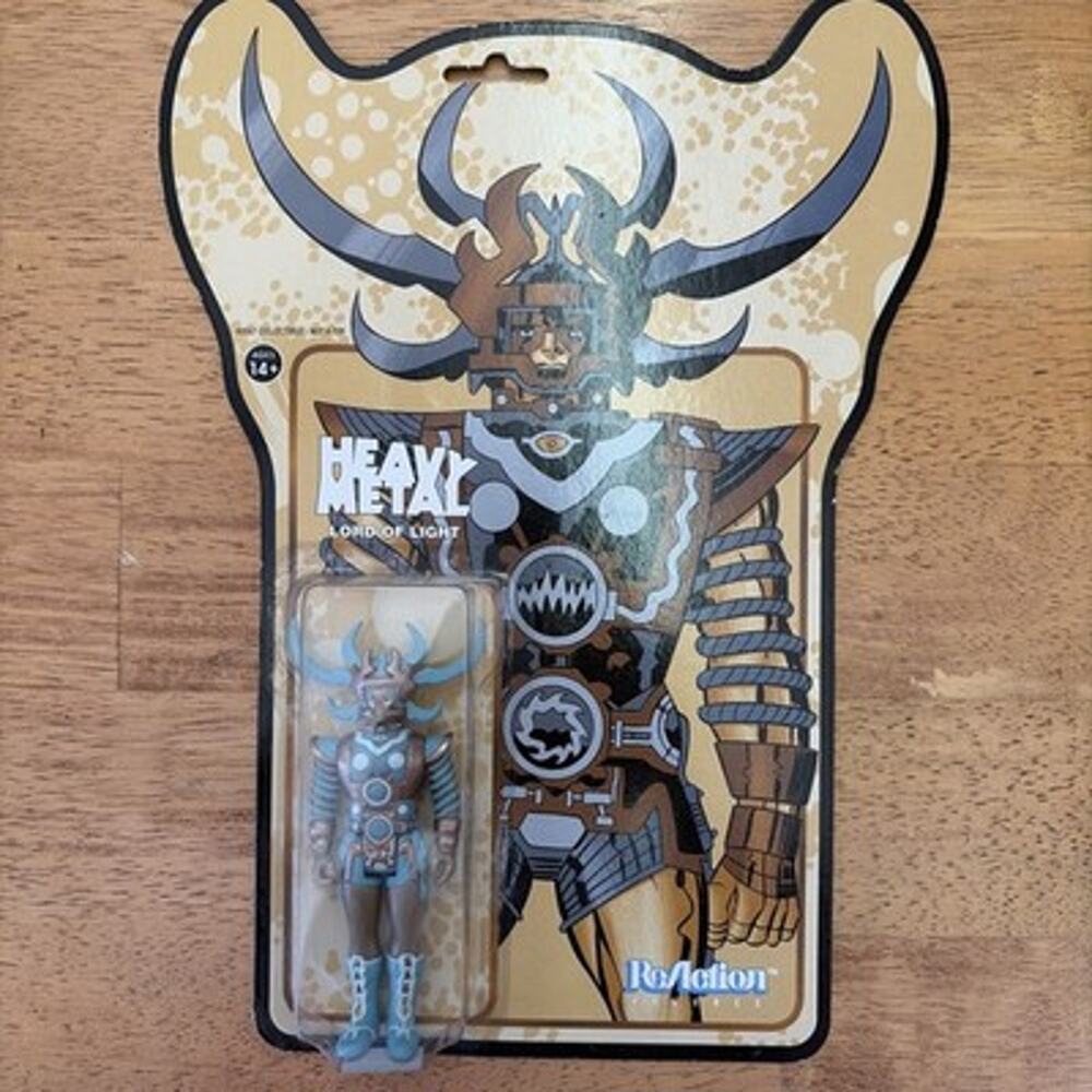 SUPER7 HEAVY METAL LORD OF LIGHT ACTION FIGURE REACTION NEW